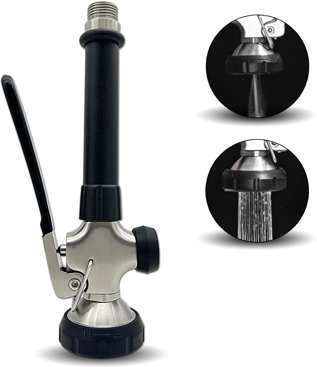 Achelous CFPJ01 - Spray head, black handle